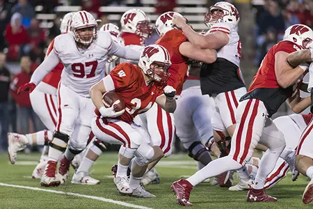 Football spring game 2017 Sam Brodner Isaiahh Loudermilk