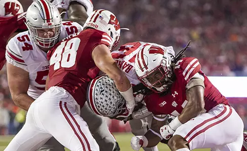 Football vs. Ohio State 2016 Jack Cichy D'Cota Dixon