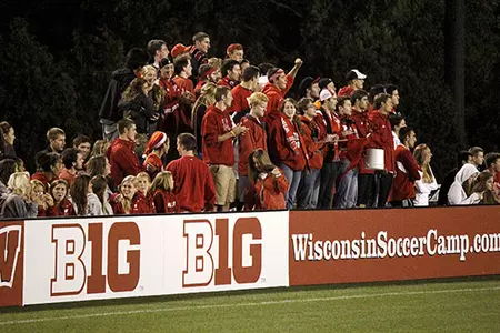 Men's soccer 2016 fans at McClimon Complex