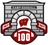 Camp Randall 100 logo
