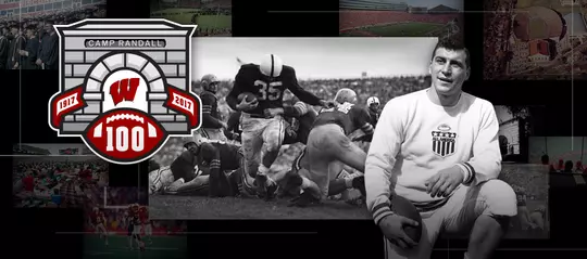 Camp Randall 100 headline Alan Ameche