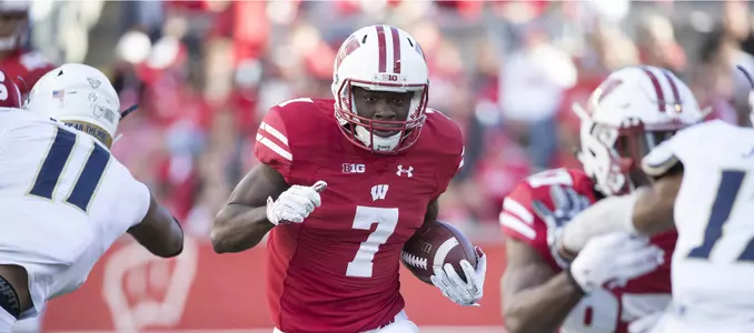 Photo of Bradrick Shaw football 2016 vs. Akron