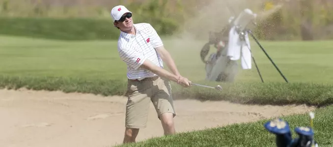 Photo of Eddie Wajda at the 2017 Badger Invitational at University Ridge Golf Course