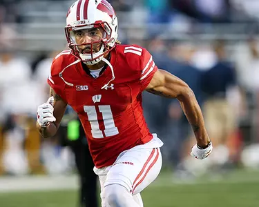 Jazz Peavy during football game vs. Utah State 2017