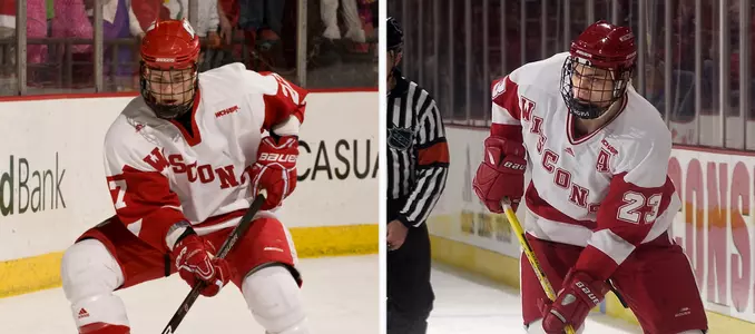 Cody Goloubef and Rene Bourque