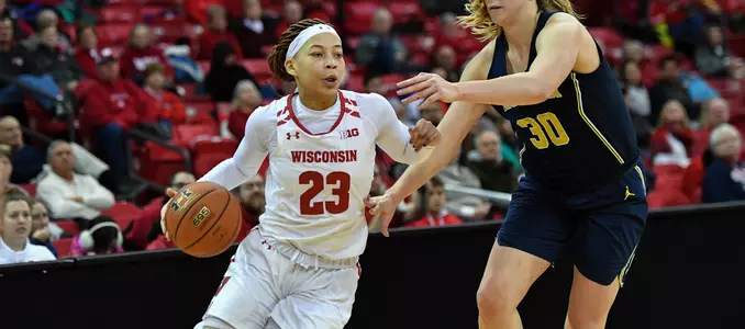 Cayla McMorris women's basketball vs. Michigan 2018