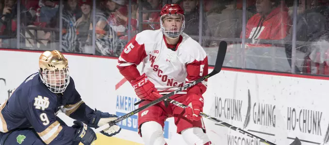 Tyler Inamoto men's hockey vs. Notre Dame 2018