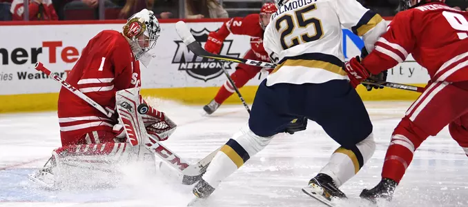 Jack Berry against Notre Dame at United Center in Chicago