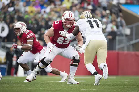 Michael Deiter football vs. Purdue 2017