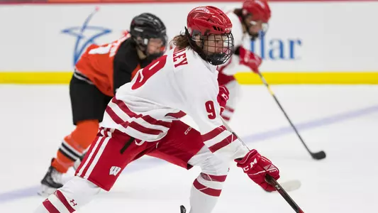 Sophie Shirley skates against Princeton
