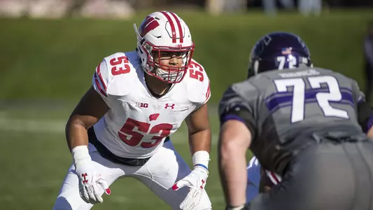 T.J. Edwards football vs. Northwestern 2016