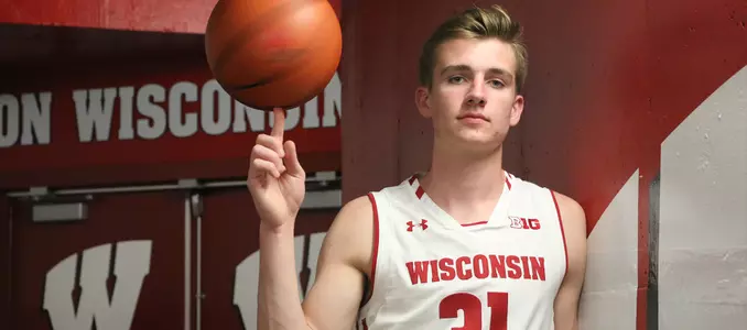 Tyler Wahl during an official recruiting visit