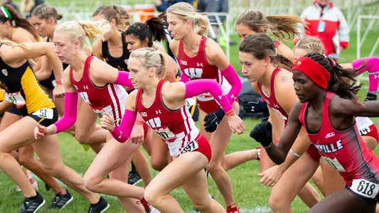 Wisconsin women's cross country team at Wisconsin Pre-Nationals