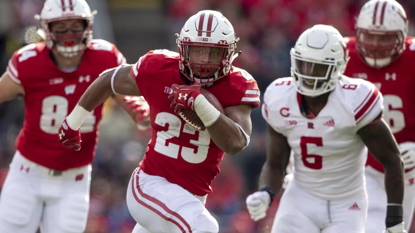 Jonathan Taylor football vs. Rutgers 2018