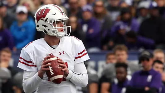 Jack Coan football vs. Northwestern 2018