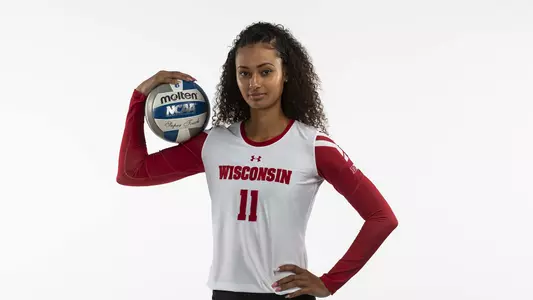 University of Wisconsin-Madison volleyball player Tionna Williams photographed July 20, 2018 in Madison Wisconsin.Photo by Tom Lynn/Wisconsin Athletic Communications