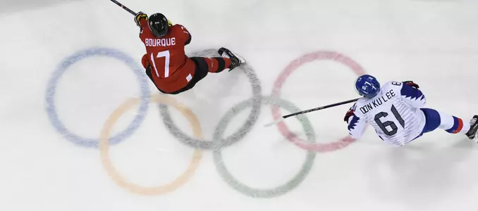 Olympics: Ice Hockey-Men Team Group A - CAN-KOR