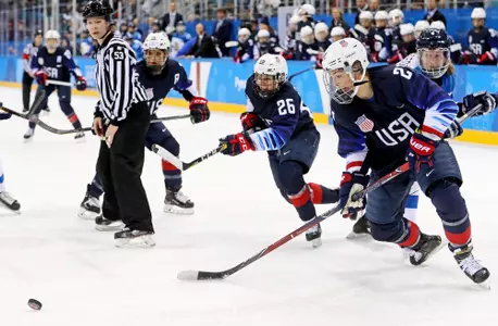 Olympics: Ice Hockey-Women Team Semifinal - USA-FIN