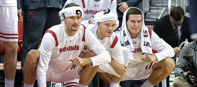 Aaron Moesch, T.J. Schlundt, Matt Ferris men's basketball