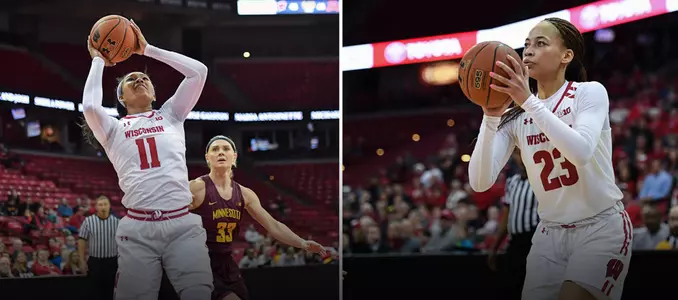 Marsha Howard and Cayla McMorris All-Big Ten honors.