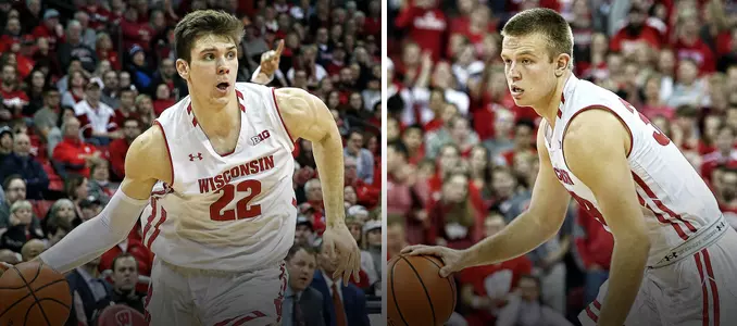 Ethan Happ and Brad Davison earn postseason B1G honors