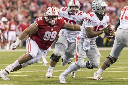 Olive Sagapolu football vs. Ohio State 2017