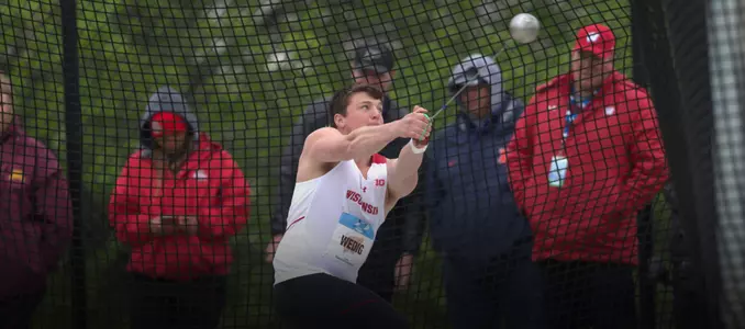 Tucker Wedig at 2017 Big Ten Outdoor Championships
