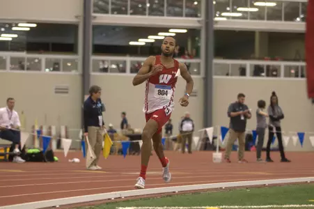 Eric Brown at Big Ten Indoor Championships
