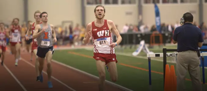 Ollie Hoare at Big Ten Indoor Championships