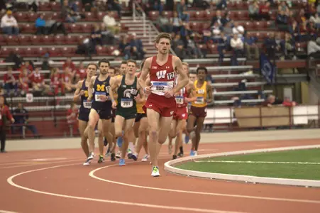 Zack Benning at Big Ten Indoor Championships