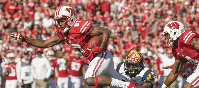 Quintez Cephus football vs. Maryland 2017