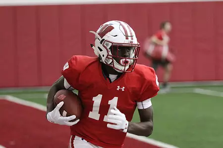 Aron Cruickshank football spring practice 2018