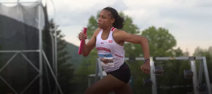 Gabby DesRosiers at 2017 Big Ten Outdoor Championships