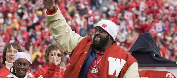 Ron Dayne Jersey Ceremony 2007