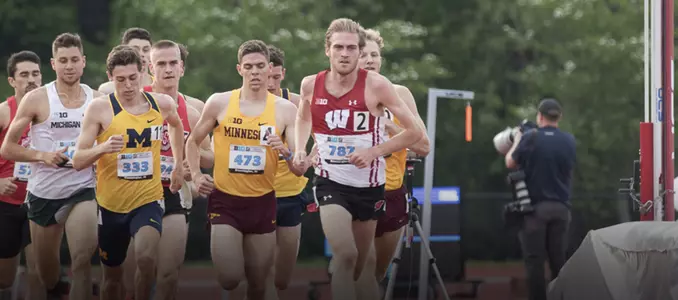 Oliver Hoare at 2018 Big Ten Outdoor Championships