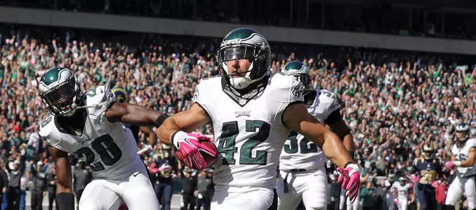 Chris Maragos 2014 NFL Philadelphia Eagles vs. Rams