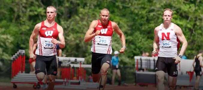 Trent Nytes and Sawyer Smith at 2018 Big Ten Outdoor Championships