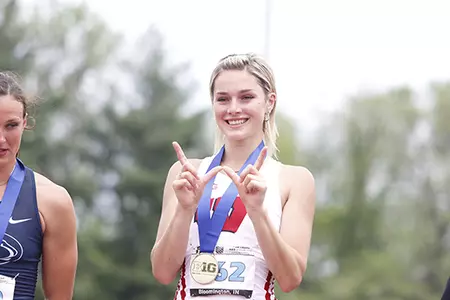 Georgia Ellenwood women's track and field 2018 Big Ten Championships