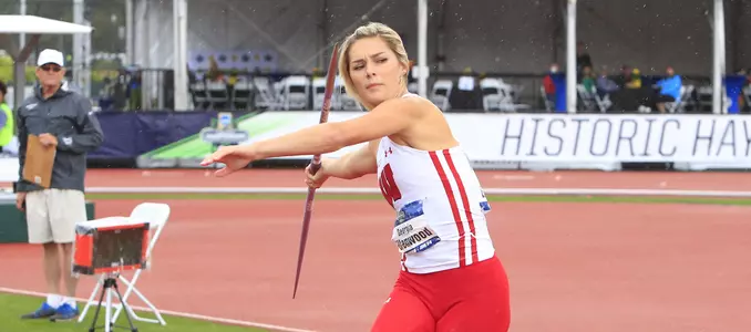 Georgia Ellenwood at the 2018 NCAA Outdoor Chamionships