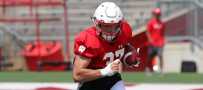 Garrett Groshek football 2018 fall camp