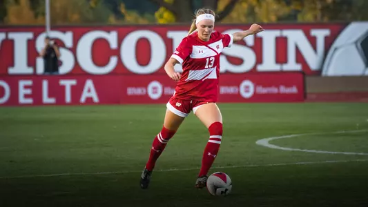 Camryn Biegalski women's soccer vs. Marquette 2017