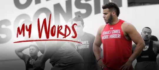 My Words T.J. Edwards football 2018 - Nobody Cares. Work Harder.