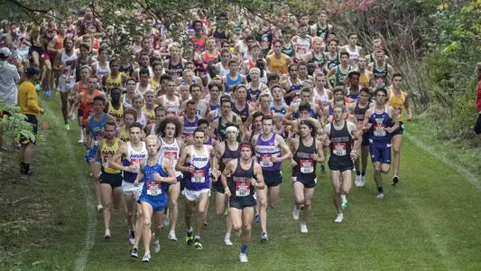 Men's field at 2017 Nuttycombe Wisconsin Invitational