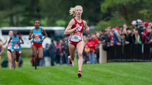 Alicia Monson at the 2018 Nuttycombe Invite