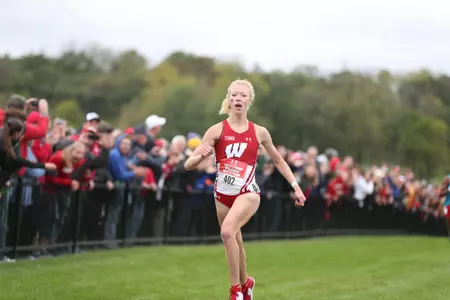 Alicia Monson at the 2018 Nuttycombe Invite