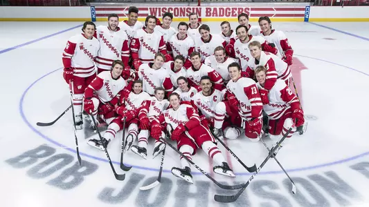 Wisconsin Badgers men's hockey team photo 2018