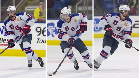 Cole Caufield, Owen Lindmark, Alex Turcotte