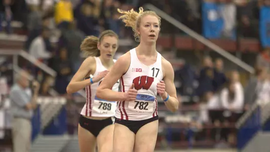 Alicia Monson at the 2018 Big Ten Indoor Championships