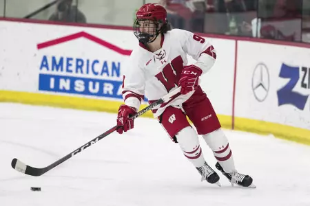 Sophie Shirley women's hockey vs. Syracuse at LaBahn Arena on Dec. 2, 2018