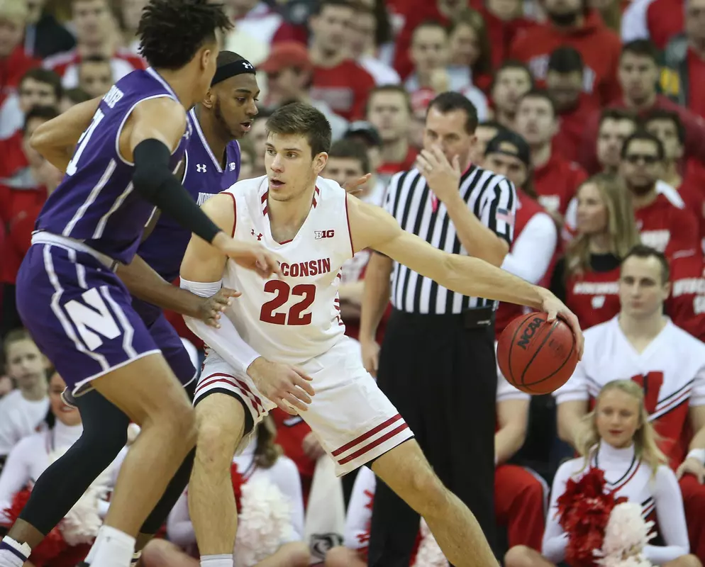 NCAA Basketball: Northwestern at Wisconsin